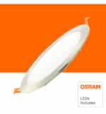 Placa Slim LED Circular 24W Acero Inox - CCT - OSRAM CHIP - Imagen 6