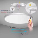 Plaf&oacute;n LED 24W redondo RGB+CCT Regulable con Mando a Distancia - Imagen 4