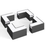 Conector LED Angular 9W - POLARIS - Interconexi&oacute;n lineal - 3CCT - 90&ordm; - Imagen 4