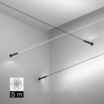 Kit SKYLINE - L&iacute;nea de suspensi&oacute;n de tira led. 2 soportes,Tira led no incluida - Imagen 5