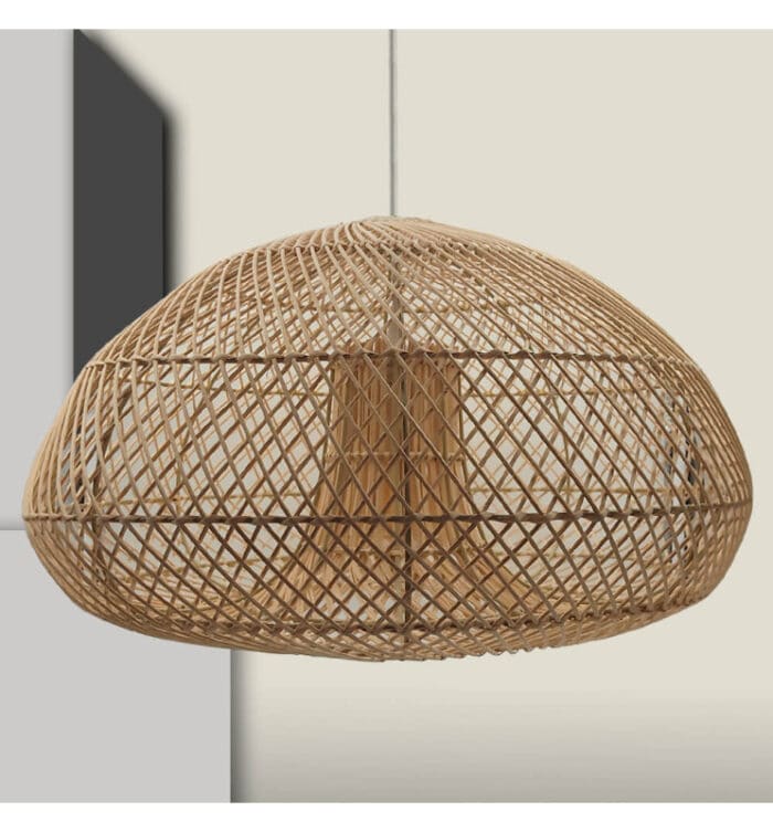 lampara colgante rattan