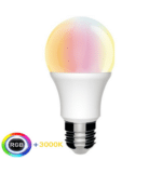 Bombilla LED RGB + 3000K 10W 270&ordm; E27 con Mando a Distancia - Imagen 4