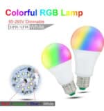 Bombilla LED RGB + 3000K 10W 270&ordm; E27 con Mando a Distancia - Imagen 10