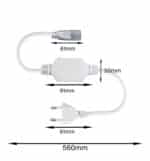 Cable Rectificador 220V Ne&oacute;n LED CIRCULAR - 360&ordm; - 8W - Imagen 5