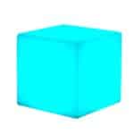 Cubo LED exterior RGBW 1.2W - Recargable - 35X35cm - IP65