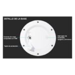 Cubo LED exterior RGBW 1.2W - Recargable - 35X35cm - IP65