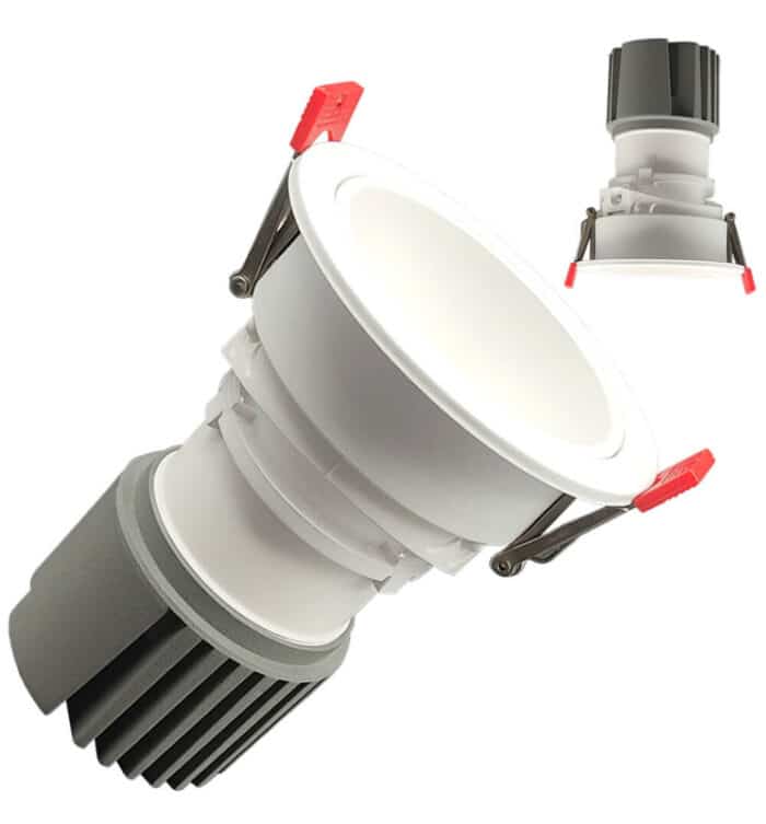 Downlight LED circular 15W basculante