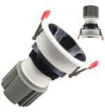 Downlight LED circular 15W basculante - Blanco - Serie Oculus - CRI+92 - UGR13 - Imagen 8