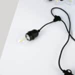Guirnalda solar exterior - 15 Bombillas LED filamento E27 - IP44 - 10 metros