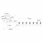 Guirnalda solar exterior - 25 Bombillas LED filamento E10 - IP44 - 9,2 metros - Imagen 20