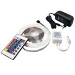 Kit tira LED RGB 5m con fuente, mando y controlador compatible 12V y 24V - Imagen 9