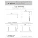 Luminaria lineal LED suspendida 40W Slim 120cm