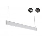 Luminaria lineal LED suspendida 40W Slim 120cm
