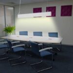 Luminaria lineal LED suspendida 40W Slim 120cm