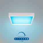 Panel Blue Skylight Regulable 0-10V - efecto cielo - Daylight - 155W - 60x60cm - Imagen 3