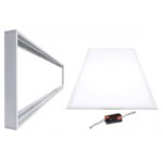 Panel LED slim de superficie 120X60cm - Driver PHILIPS - 72W - UGR19 - Con KIT de montaje - Imagen 5