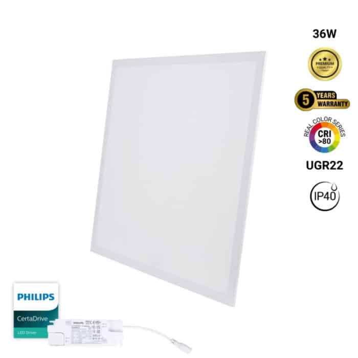 Panel LED empotrable Backlight 60x60cm