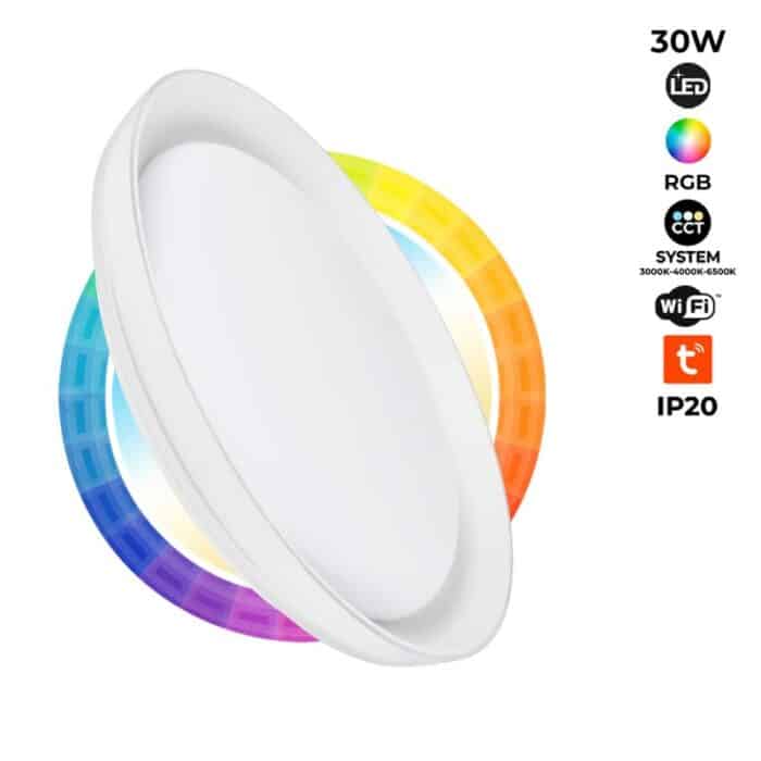 Plafón circular de superficie LED SMART