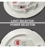 Plaf&oacute;n + Downlight LED - Circular - Potencia Ajustable 18W - 16W - 14W - 12W - 5CCT - SMD2835 140Lm/W - IP44 - Imagen 8