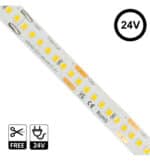 Tira LED 24V | 280xLED/m | 10m |12W/m | SMD2025 | FREE CUT |1440Lm/M | IP20 - Imagen 4