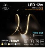 Tira LED 24V | 280xLED/m | 10m |12W/m | SMD2025 | FREE CUT |1440Lm/M | IP20 - Imagen 5