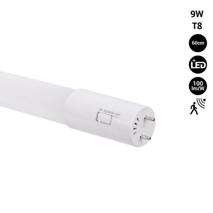 Tubo LED T8 con sensor de movimiento microondas