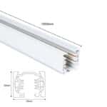 Carril Trif&aacute;sico Focos LED 1M Blanco - Imagen 6