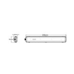 Pantalla estanca para 2 tubos LED 60cm - IP65 - Imagen 9