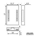 Conector de Uni&oacute;n para Tiras LED COB RGB - 10mm - IP20 - Imagen 4
