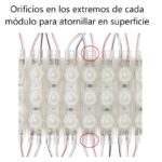 M&oacute;dulo led 12V 20 unds x 3 leds. 1,5W. 150 lum/mod IP68. Para rotulaci&oacute;n e iluminaci&oacute;n de veh&iacute;culos - Imagen 5