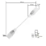 Cable Conector Ne&oacute;n LED 11 W/m RGB 220V AC 60 LED/m Semicircular 180&ordm; IP67 a Medida Corte cada 100 cm - Imagen 4