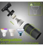 Foco de Carril - EMMEN - para Lámpara GU10 - Monofásico - Imagen 4