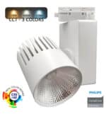 Foco LED 40W UPPSALA Blanco - Philips Certa Drive - 3CCT - Carril Monofásico - CRI+98 - Imagen 3