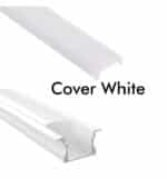 Perfil empotrable Blanco y Negro 2 metros Aluminio - ALAS - para LED - Imagen 4