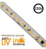 Tira LED 220V | 120xLED/m | 20m | SMD2835 | 1540Lm/M | 14W/M | IP67 | Corte cada 10cm - Imagen 8