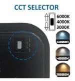Aplique LED Interior y Exterior - 20W 3CCT - Con Sensor movimiento PIR