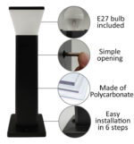 Baliza LED Cuadrada 9W - GARDEN - 5CCT