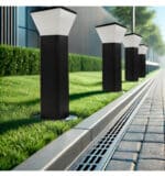Baliza LED Cuadrada 9W - GARDEN - 5CCT