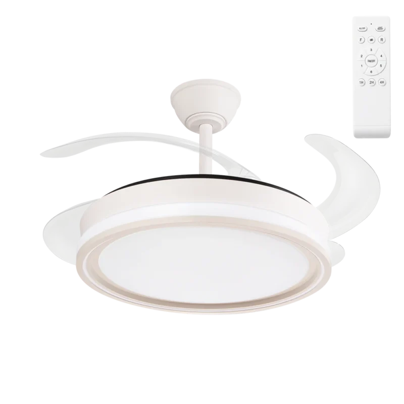 ventilador led aspas abatibles
