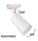 Foco de Carril LED OSRAM CHIP DURIS 10W Monof&aacute;sico - Imagen 5