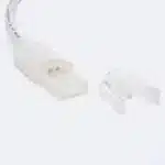 Conector Doble con Cable para Tira LED Autorectificada 220V AC SMD IP65 Ancho 12mm Monocolor - Imagen 3