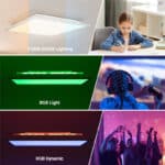 Panel LED superficie 45x45cm - 22W - CCT + 2RGB - Retroiluminado - Imagen 3