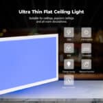 Panel LED  superficie 60x30cm - 22W - CCT + 2RGB - Retroiluminado - Imagen 5