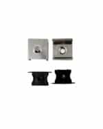 Perfil de encastrar Kit completo Negro 2 metros 24*7 mm - Imagen 3