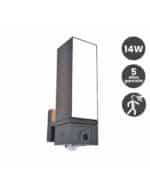 Aplique Led Cael 14W Luz Direccionable y Sensor de movimiento IP54 5 años de garantia - Imagen 3