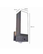 Aplique Led Cael 14W Luz Direccionable y Sensor de movimiento IP54 5 años de garantia - Imagen 5