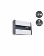 Aplique Led Carol 14W Luz Direccionable IP44 5 a&ntilde;os de garantia