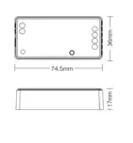 Controladora LED 3 en 1 (2,4 GHz) - CCT+RGBW - Imagen 6