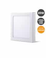 Downlight LED Cuadrado superficie 20W OSRAM CHIP CCT - Imagen 3