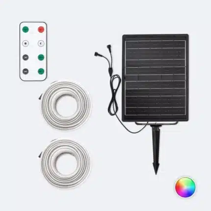 tira led exterior solar